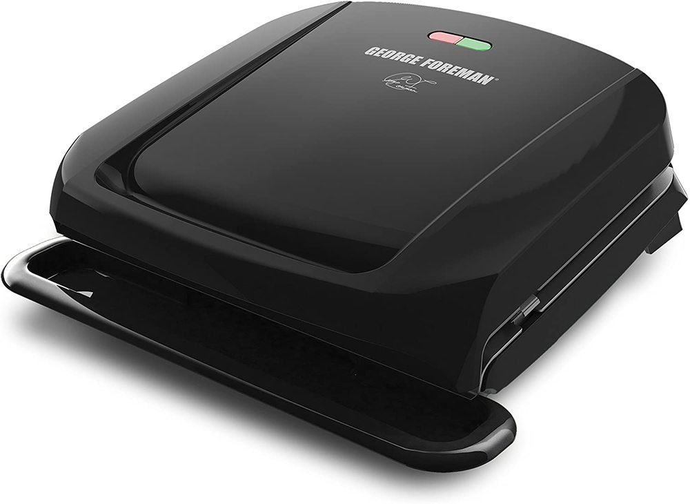 george foreman grp1060b 4 serving removable plate grill and panini press