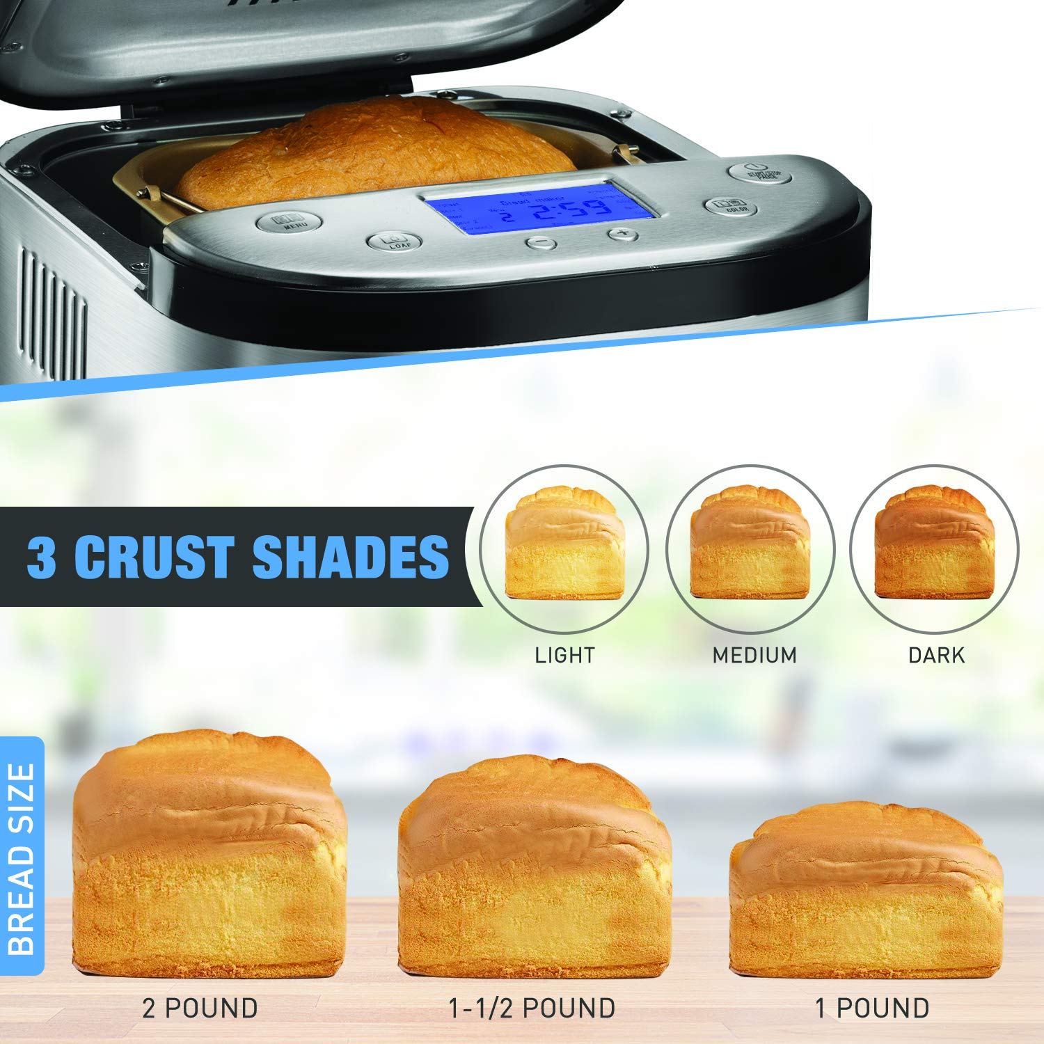 Baulia BM822 Automatic Bread Maker Review Make Bread At Home